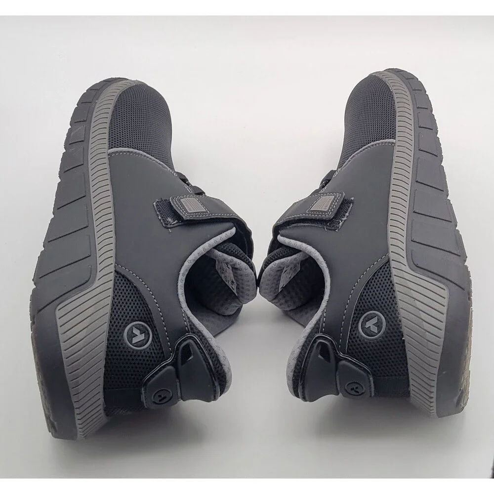 Anodyne No. 46 Mens Sport Jogger Black Grey Diabetic Shoes Mens Size 11 M
